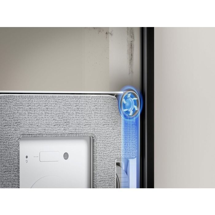Robot lavavetri ECOVACS WINBOT W2S, pulizia intelligente da bordo a bordo con spazzola TruEdge™, spruzzatore d'acqua a 3 getti.