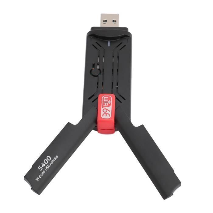 Adattatore WiFi USB 6E Tri-Band 5400Mbps Adattatore di rete USB wireless per PC