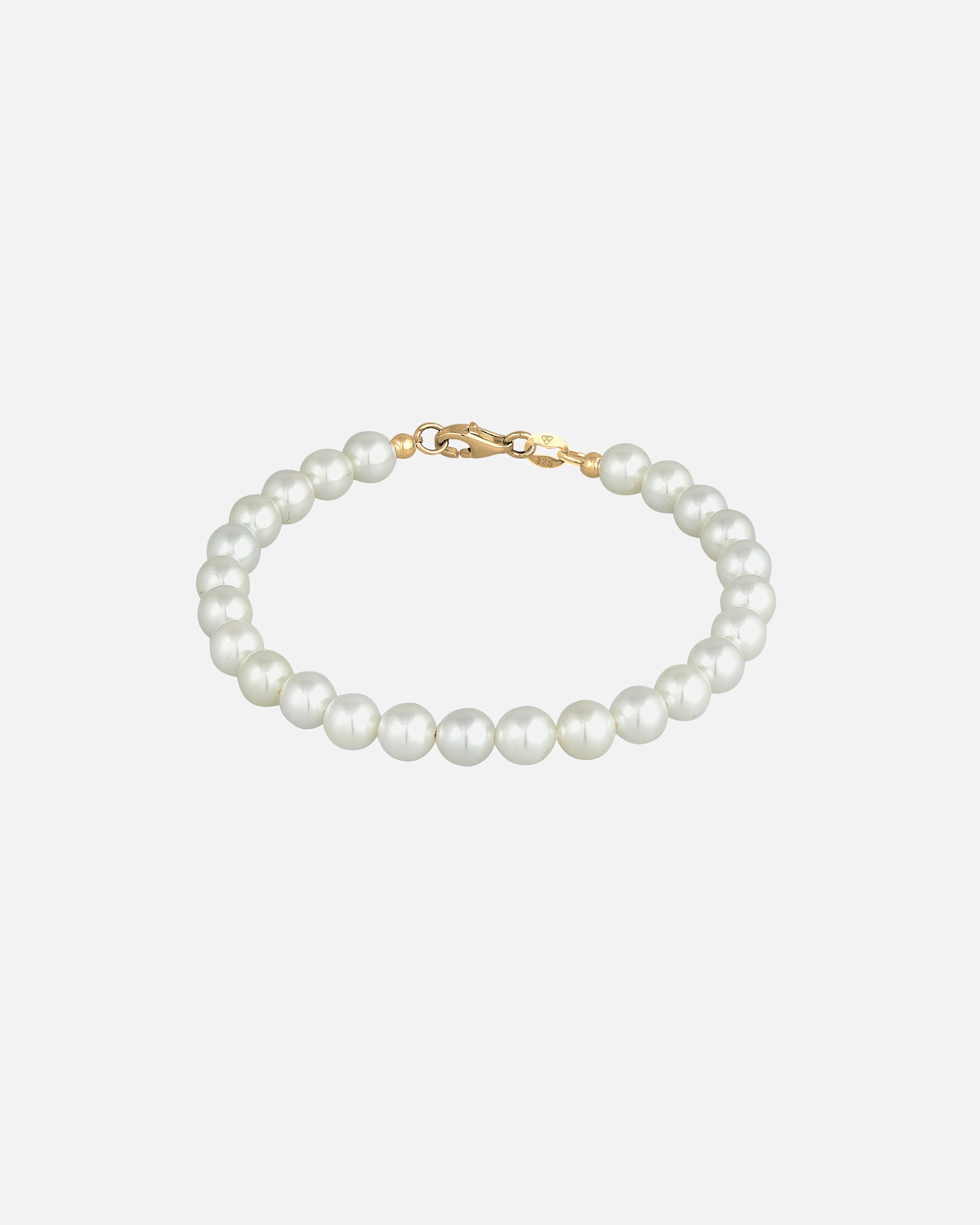 Elli Femmes Classique avec Perles de Coquillage en Argent Sterling 925
