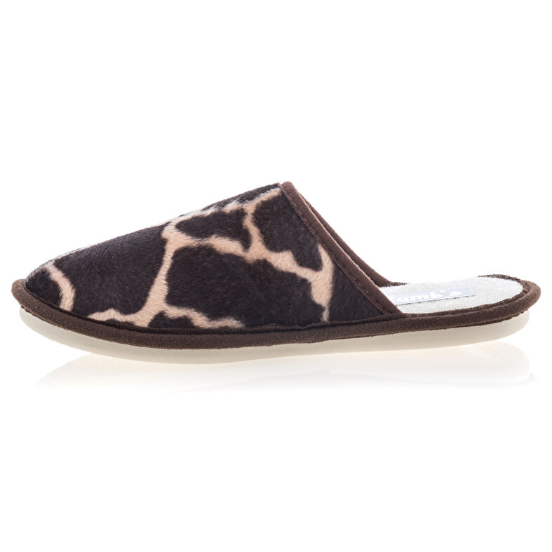 Pantuflas marrones para mujer
