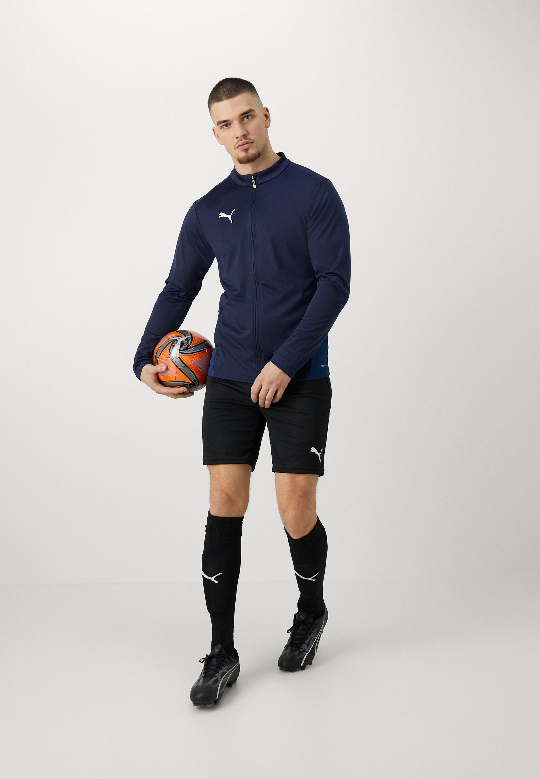 Puma TEAMGOAL - Giacca da allenamento - blu navy/blu persiano
