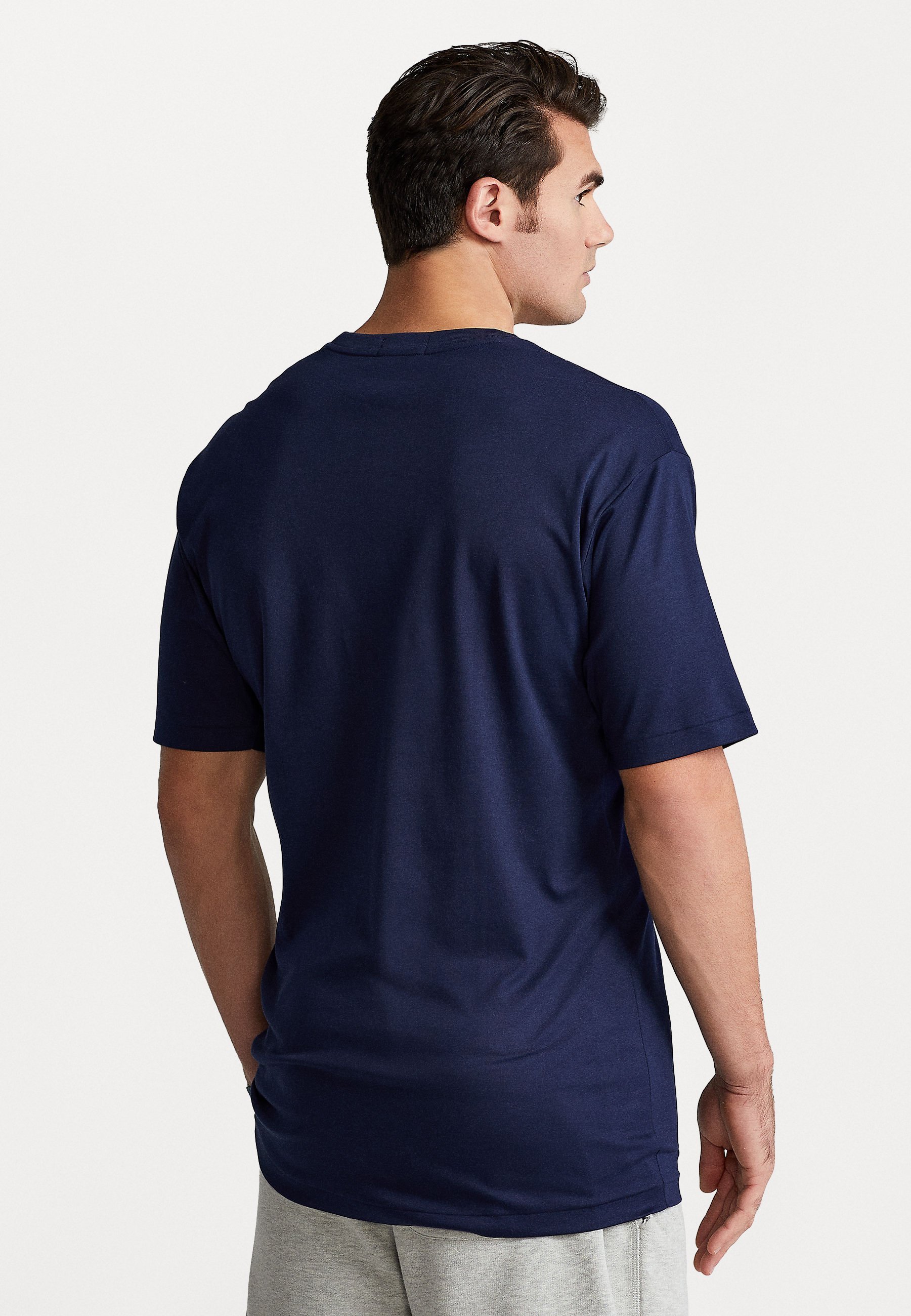 POLO RALPH LAUREN BIG & TALL SOFT COTTON CREWNECK T-SHIRT - Jednoduché tričko - black