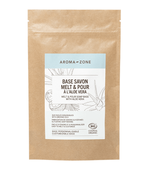 Base savon glycérinée Melt & Pour Aloe vera BIO