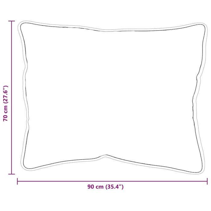 vidaXL Edredón con almohadas, 3 piezas, microfibra blanca y plumas de ganso, dormitorio moderno, juego de edredón de microfibra 3377937