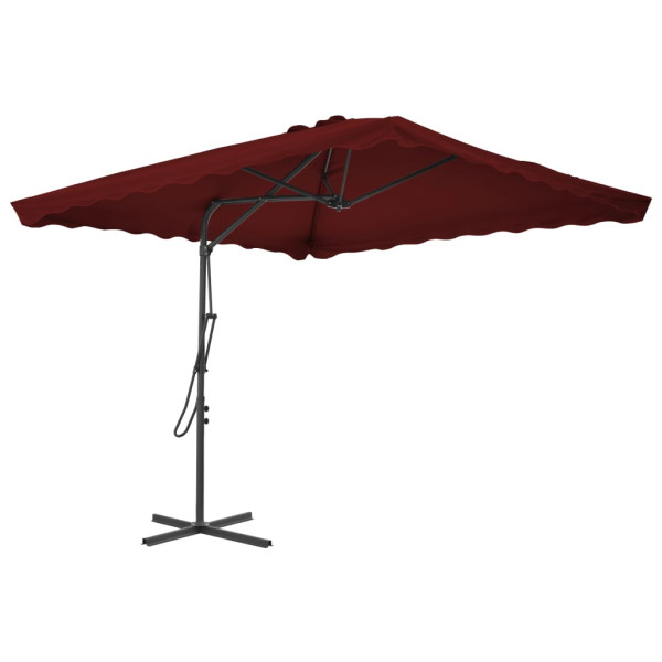 Parasol ogrodowy Czerwony  vidaXL