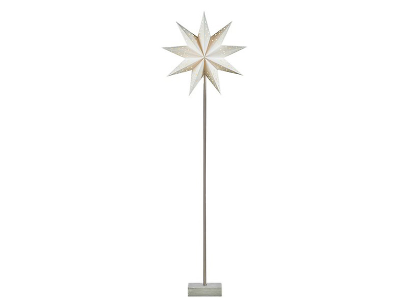 Lampa podłogowa Svan papierowa biało-szara