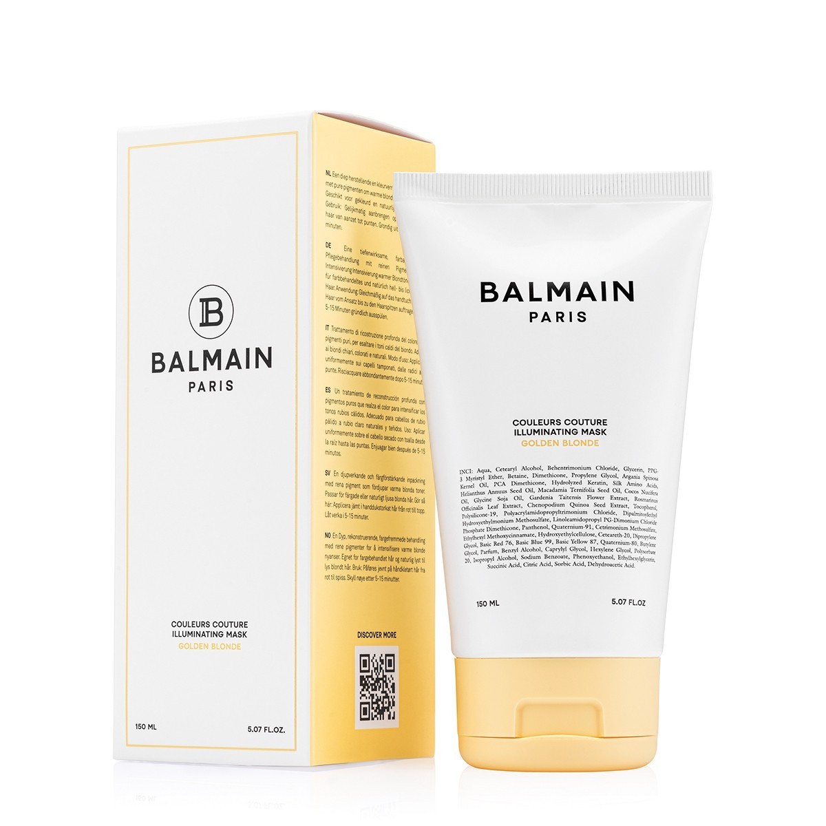 Balmain Hair Couture maska za kosu Illuminating maska za zlatno plavu kosu - 150 ml