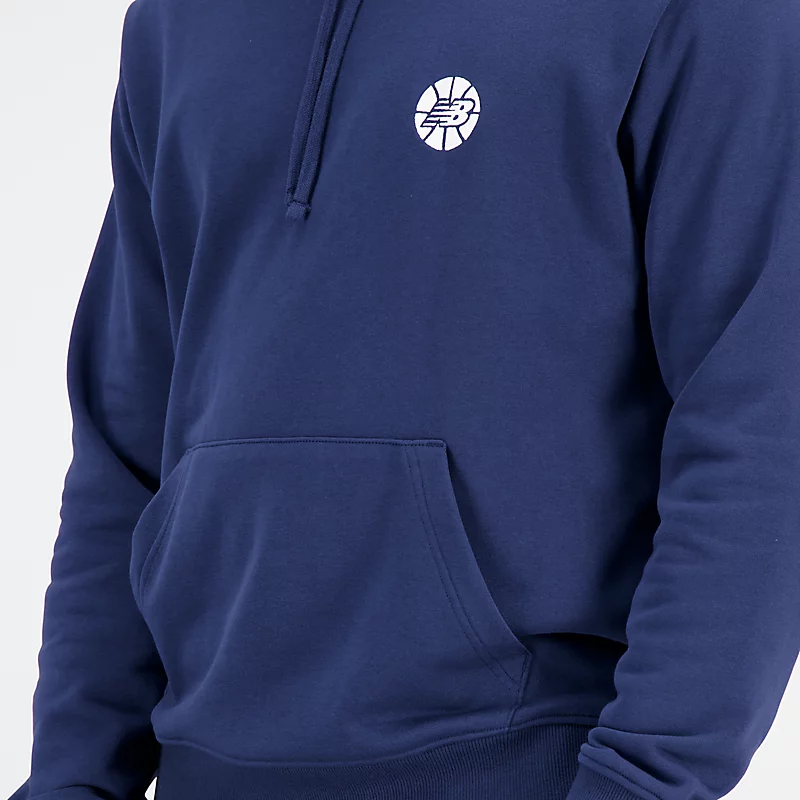 NB Hoops Essentials Fundamental Hoodie für Herren – NB NAVY