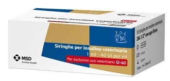 Insulinespuit MSD Veterinary met naald 29G 40 IE/ml 30 stuks