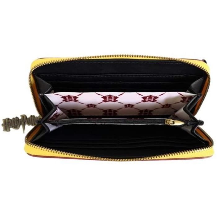 Monedero grande con cremallera del Expreso de Hogwarts de Harry Potter, 9 3/4 pulgadas