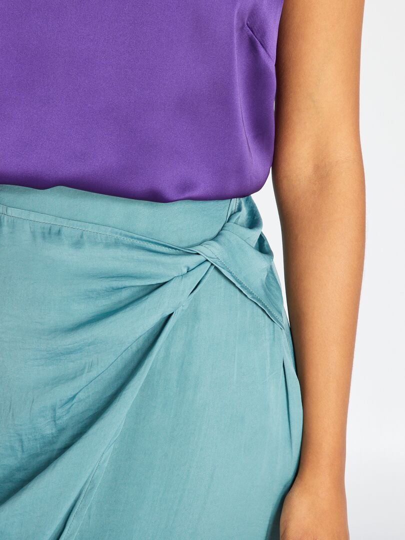 Midi rok - blauw