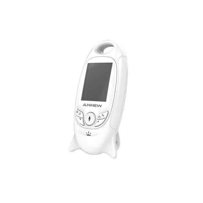 Annew Babyphone Camera Surveillance Nouveau Né-Enfant Sans Fil 2”LCD,Écoute bébé Vision Nocturne, Capteur de Température