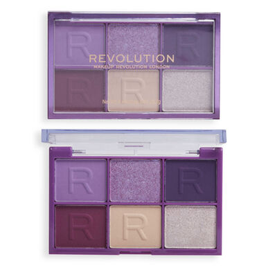 Paletka očních stínů Makeup Revolution Reloaded Purple Please Mini Eyeshadow Palette