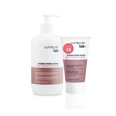 Cumlaude Lab Päivittäinen intiimihygienian puhdistusgeeli 500 ml 100 ml 500 ml 100 ml