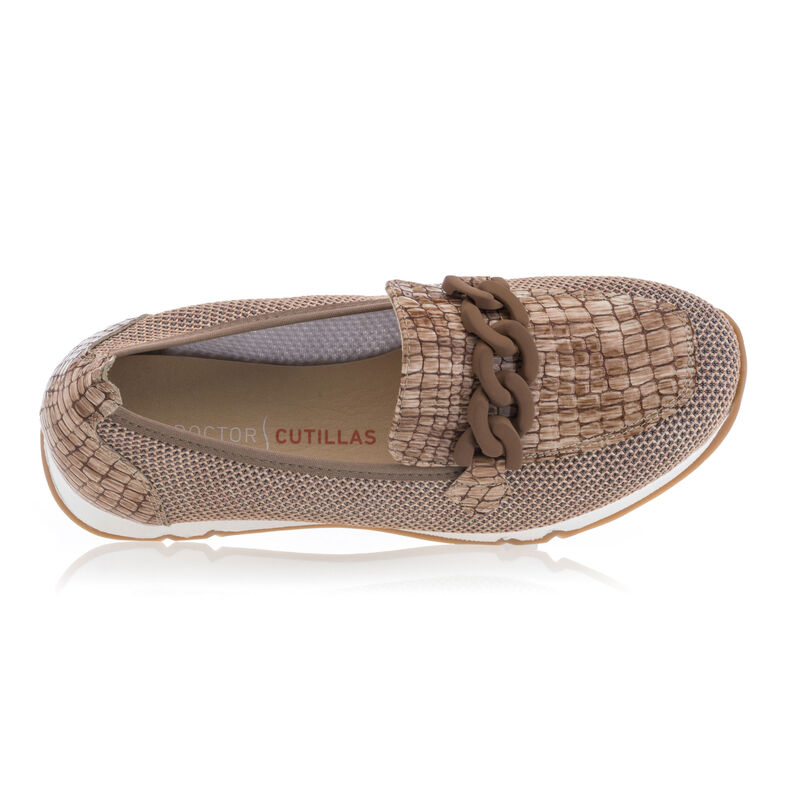 Naisten ruskeat loaferit/veneilykengät
