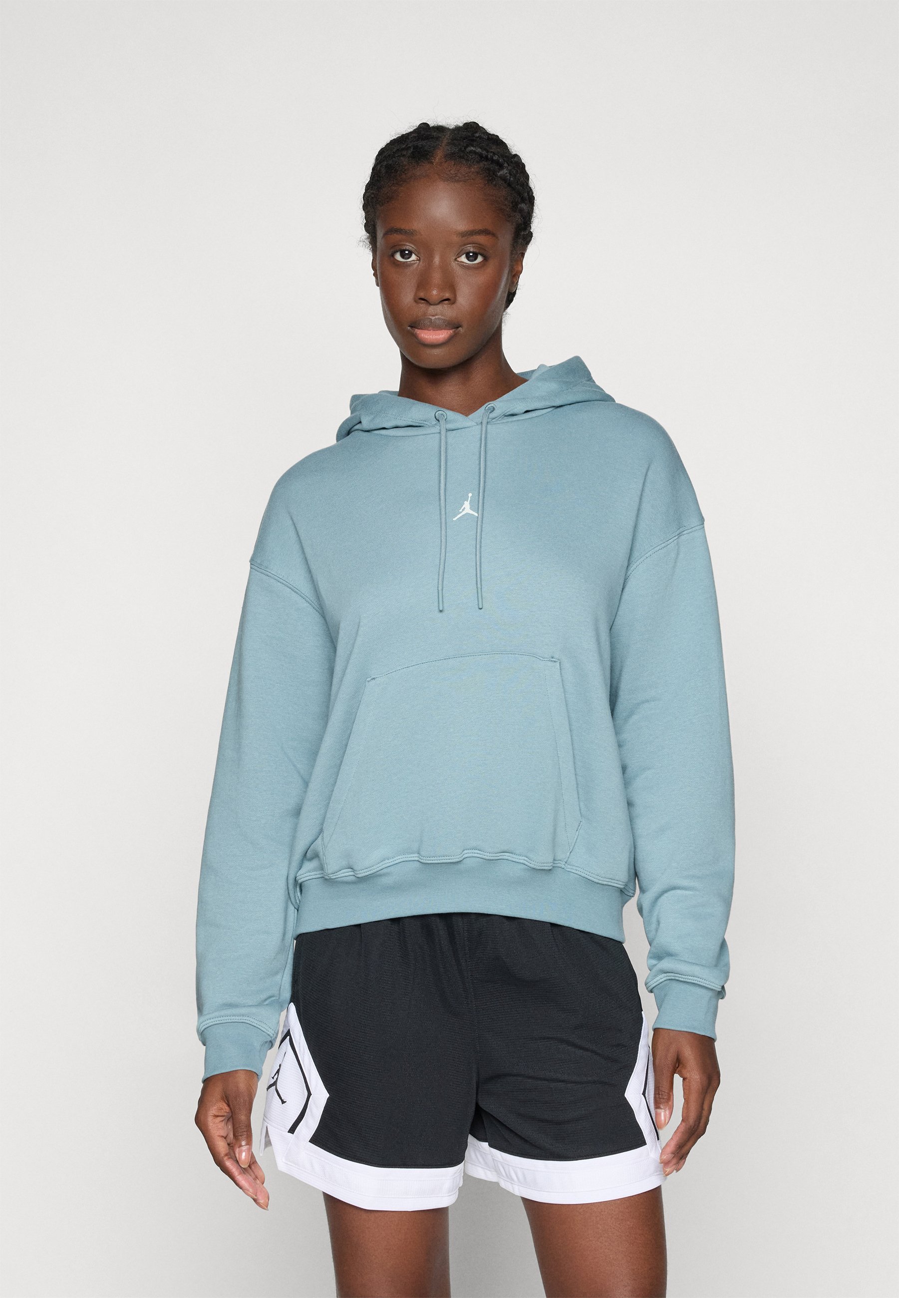 Jordan HOODIE - Hoodie - aviatorgrijs/lichtzilverkleurig