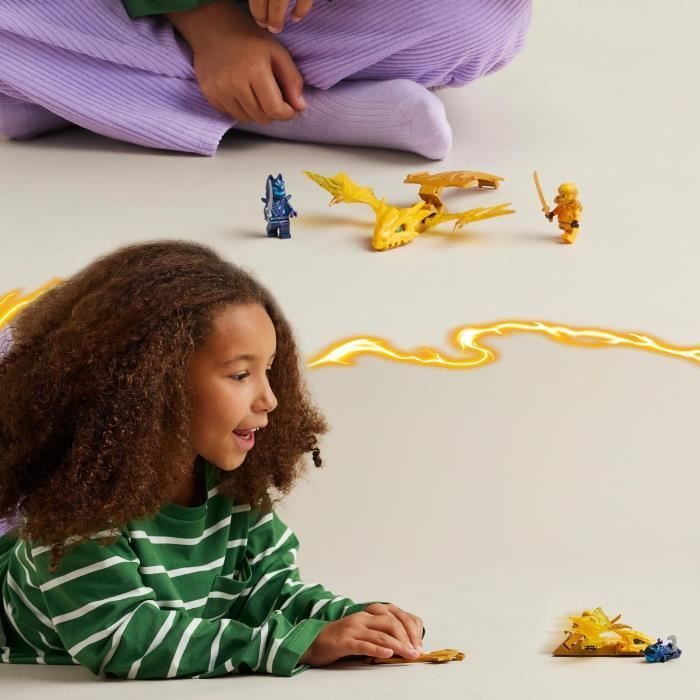 LEGO® 71803 NINJAGO Arins rebelliska drakattack, ninjadrakleksak och minifigurer inklusive Arin med minikatana