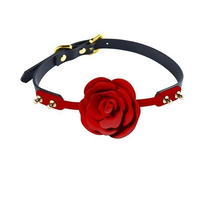 UPKO Zalo & Rose Ballknebel mit schwarzen Riemen