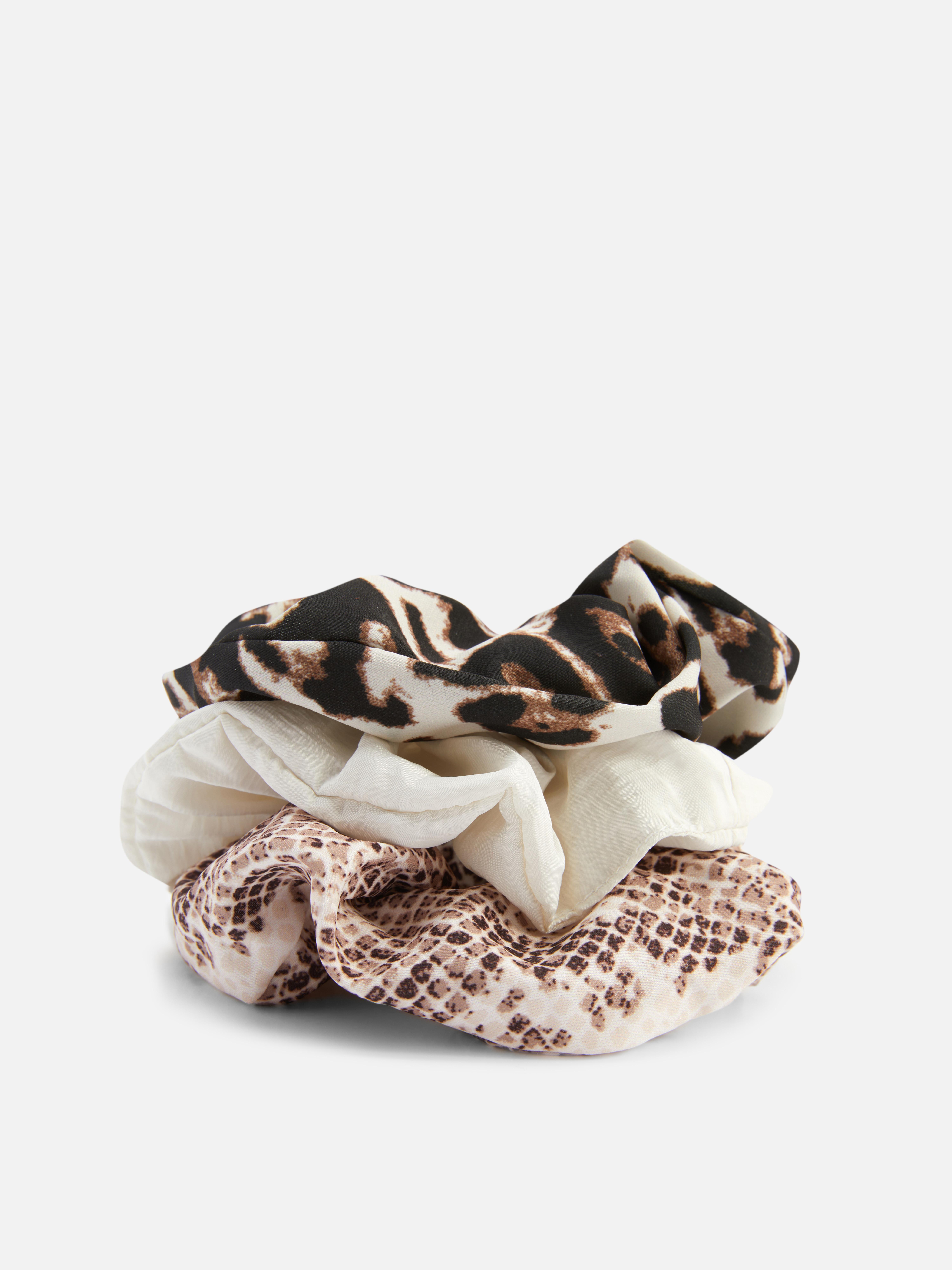 Haargummis mit Tiermotiven, 3er-Set. Zeigen Sie Ihre wilde Seite mit diesen Haargummis im Tierdesign.