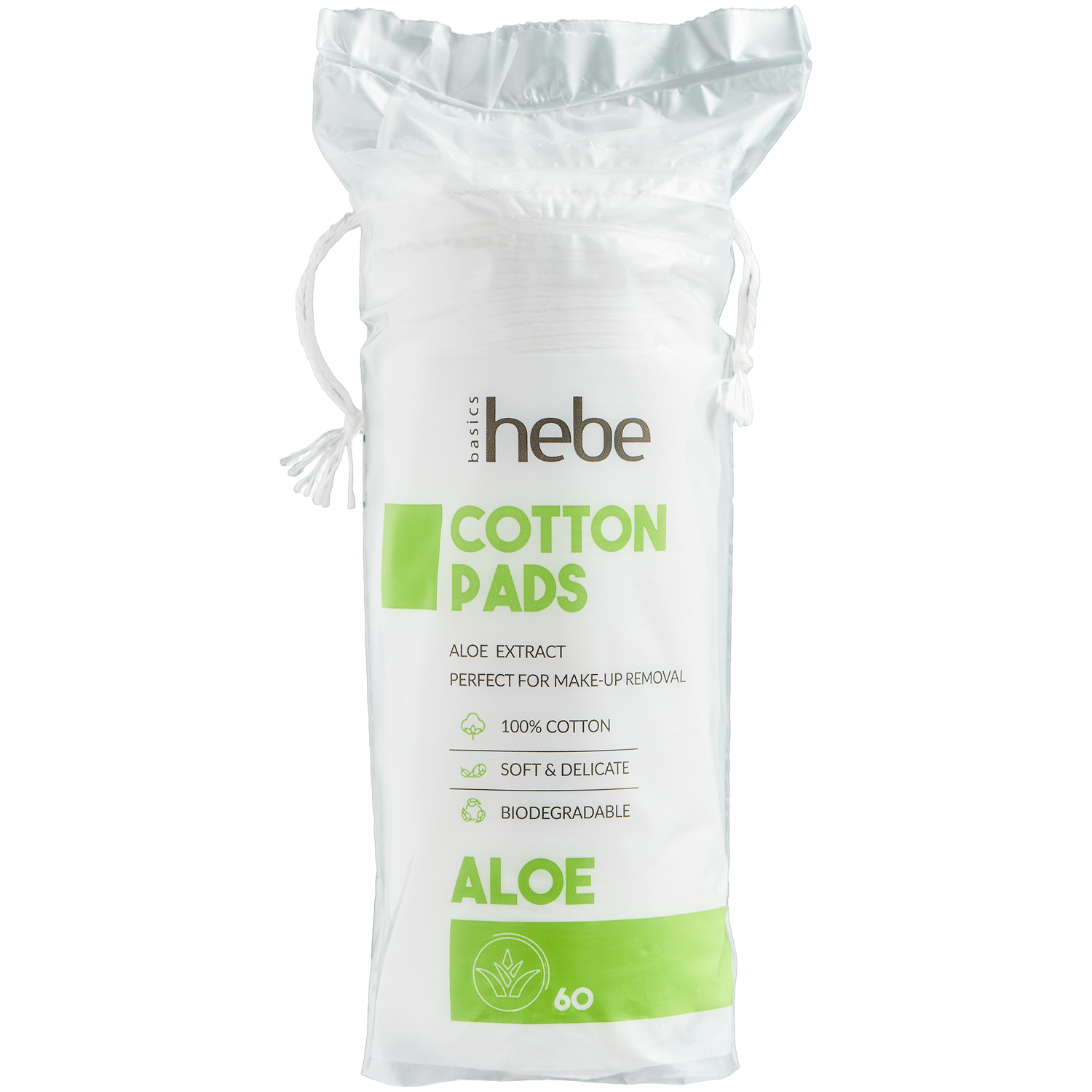 Βαμβακερά σερβιέτες Hebe Basics με αλόη