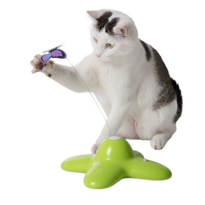 Divertente giocattolo per gatti a forma di farfalla
