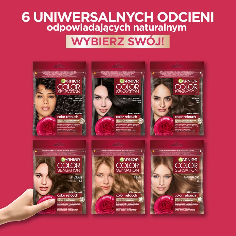 Garnier Color Sensation šampon za toniranje las