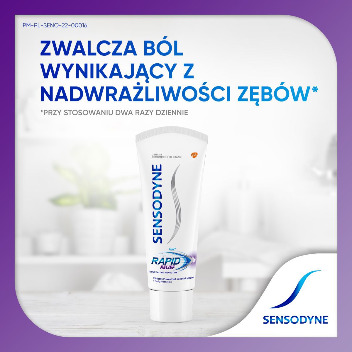 Sensodyne Virkistävä hammastahna reikiintymistä ja yliherkkyyttä vastaan 75 ml Ultrafast Relief