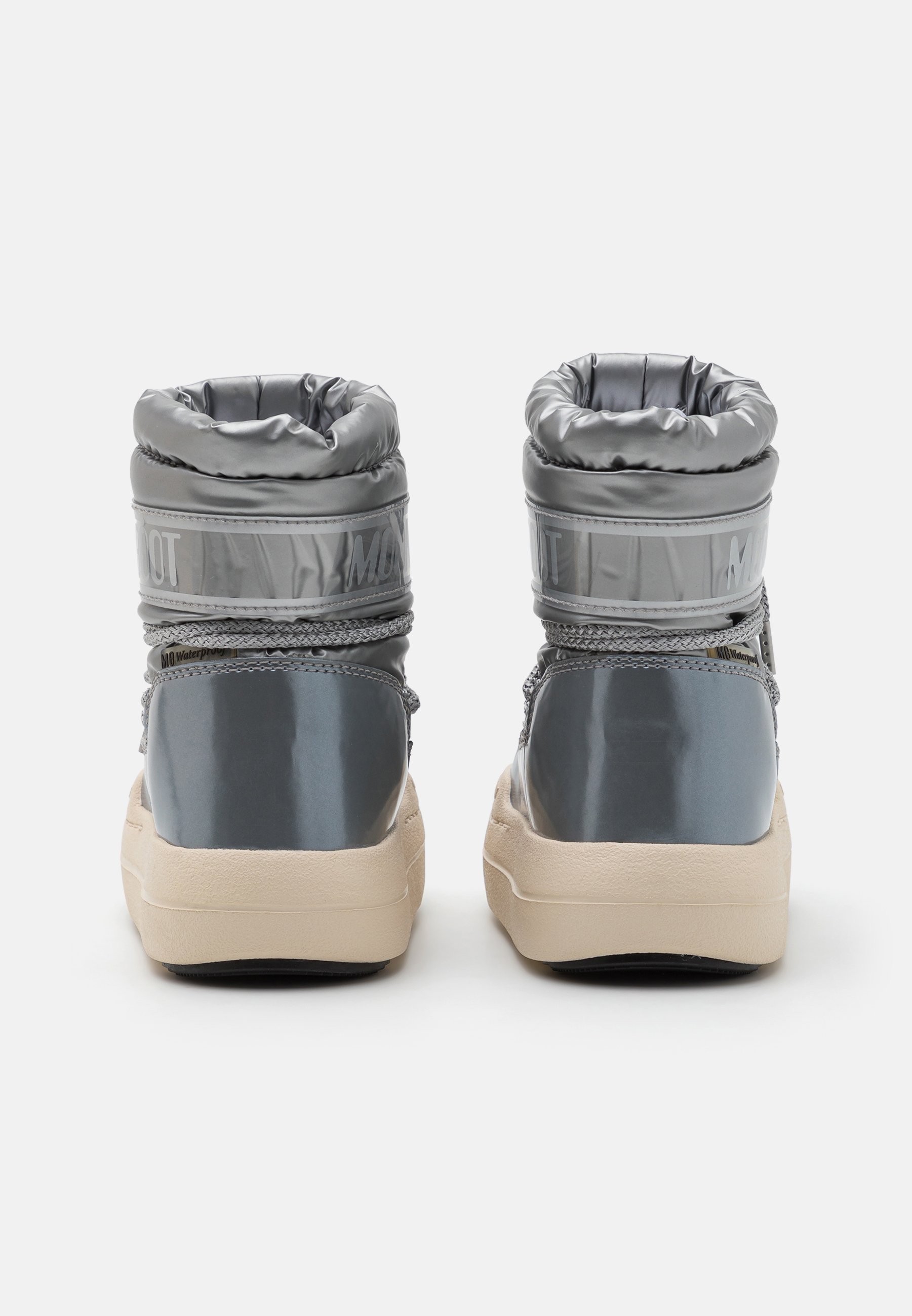 Stivaletti stringati Moon Boot JR PARK UNISEX - argento