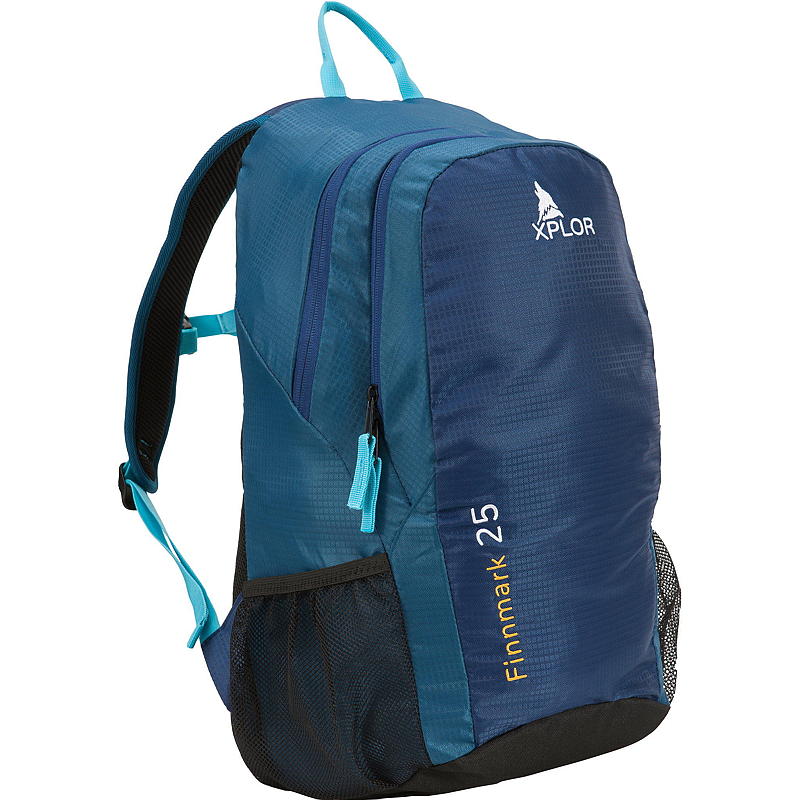Sac à dos de randonnée Xplor Finnmark 25 litres, noir/bleu
