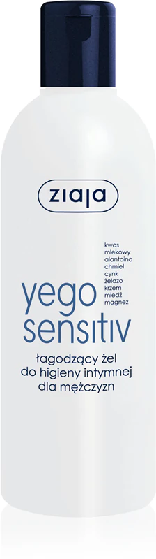 Ziaja Yego Sensitiv verzachtende intieme hygiënegel voor mannen