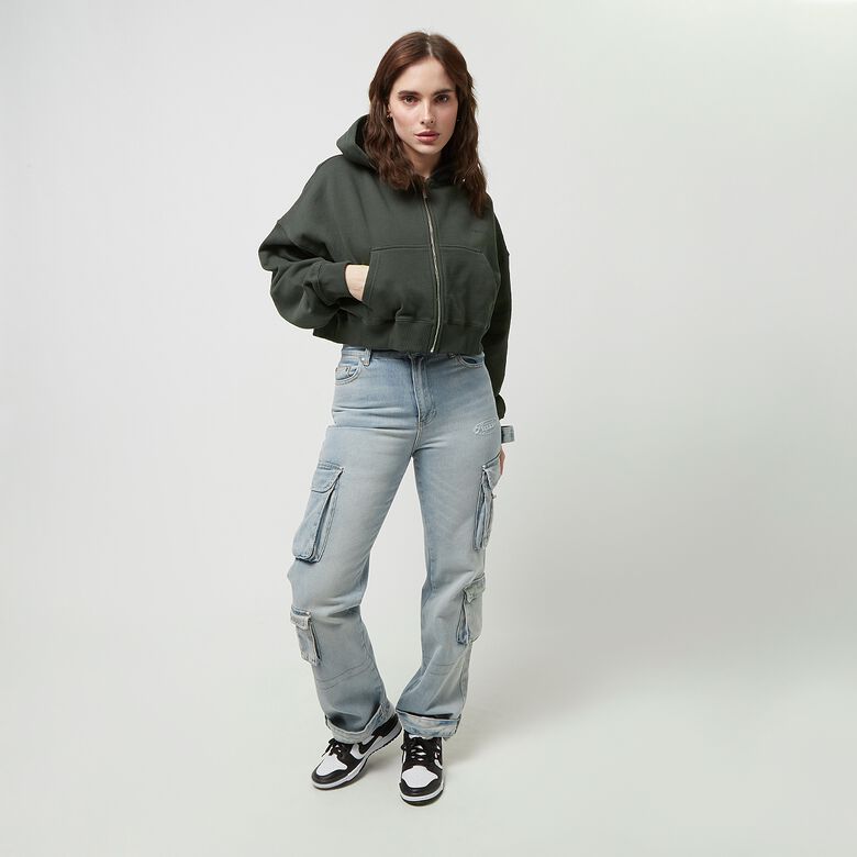 Marla Cropped Zip Hoodie