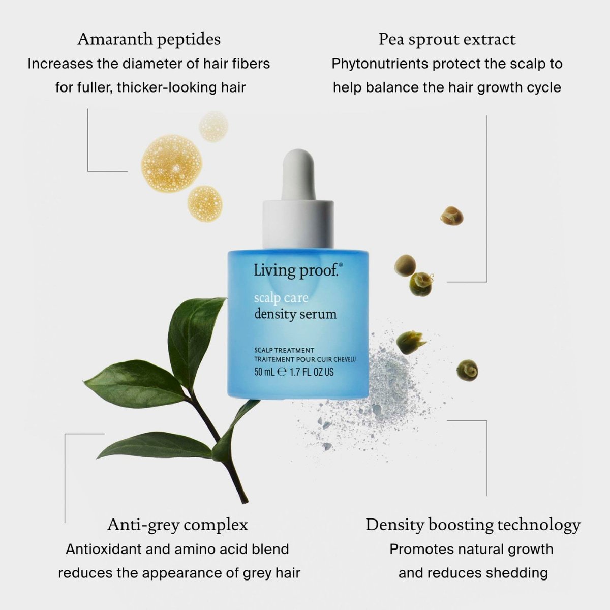 Living Proof serum za njegu vlasišta za povećanu gustoću – 50 ml