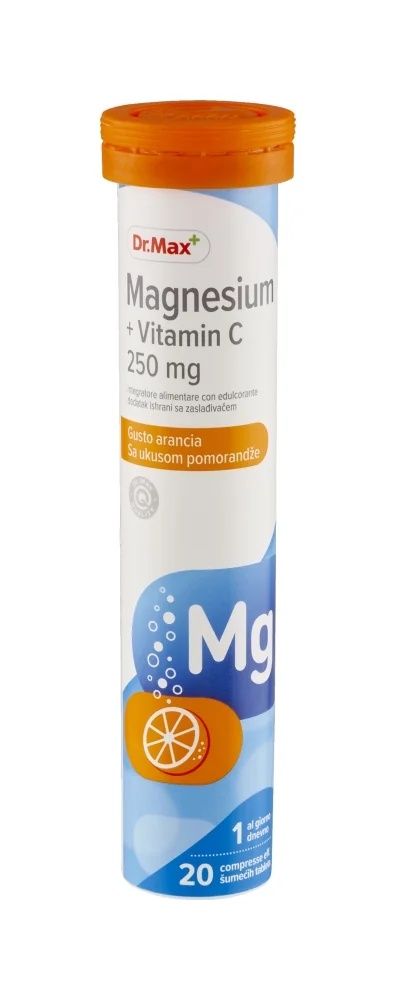 DR. MAX Dr. Max Magnesium + Vitamin C Tbl Eff, 20 Tabletten Magnesium und Vitamin C