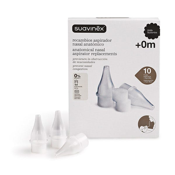 Reservedele til anatomisk nasal aspirator | 10 enheder