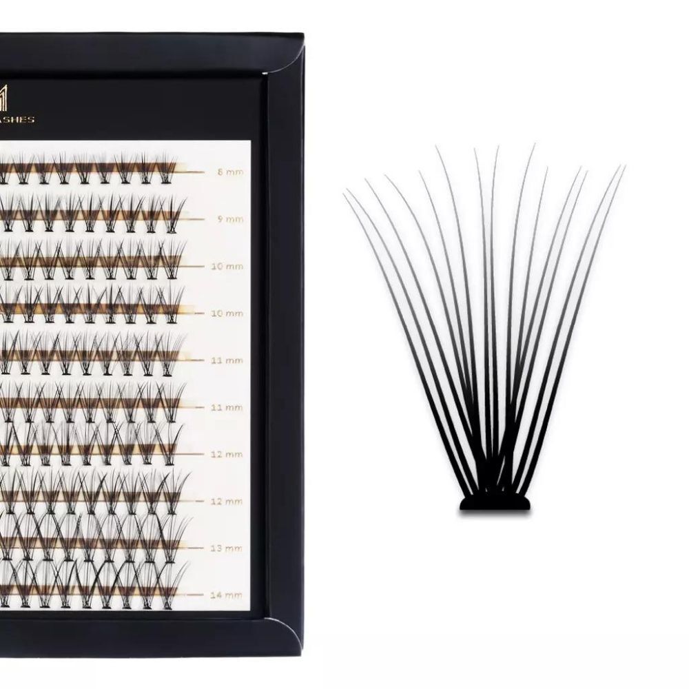 Πολλά κουτιά Beauty Master Superblack Silk Eyelashes Individuals