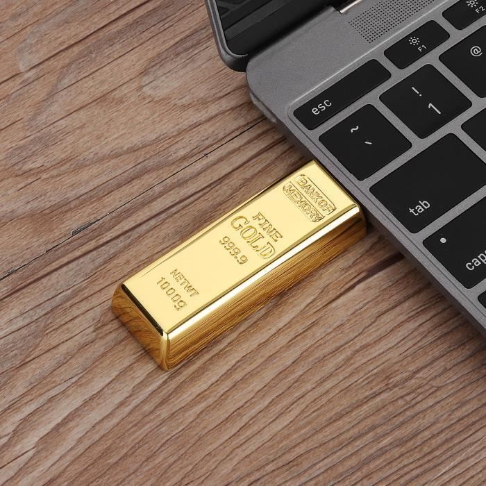 USB Flash Drive - Luxury - 128 GB - USB 3.0 - Zinc Alloy - Read Speed 60 MB/s