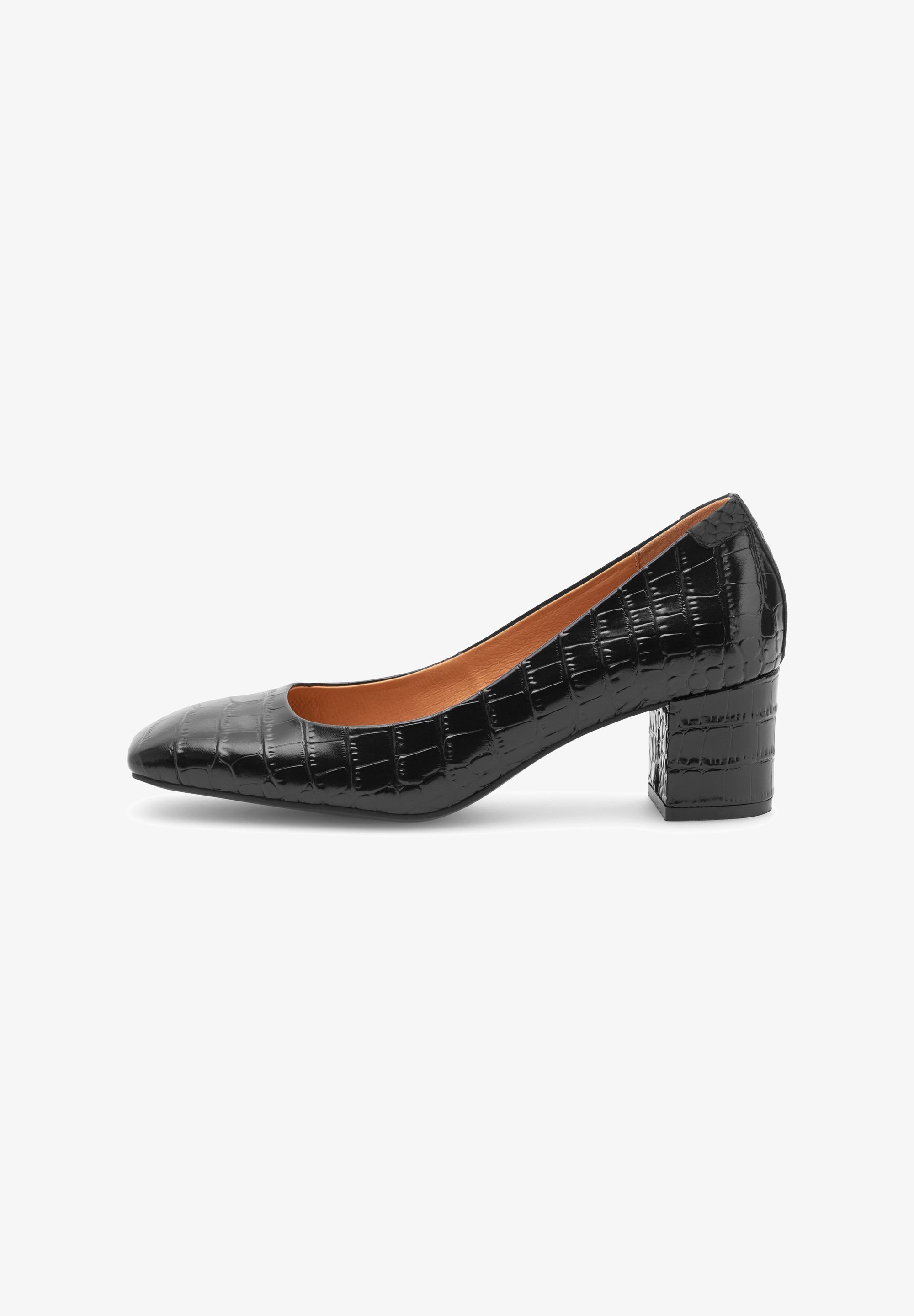 Woden MARIE CROCO - Tacco classico - nero