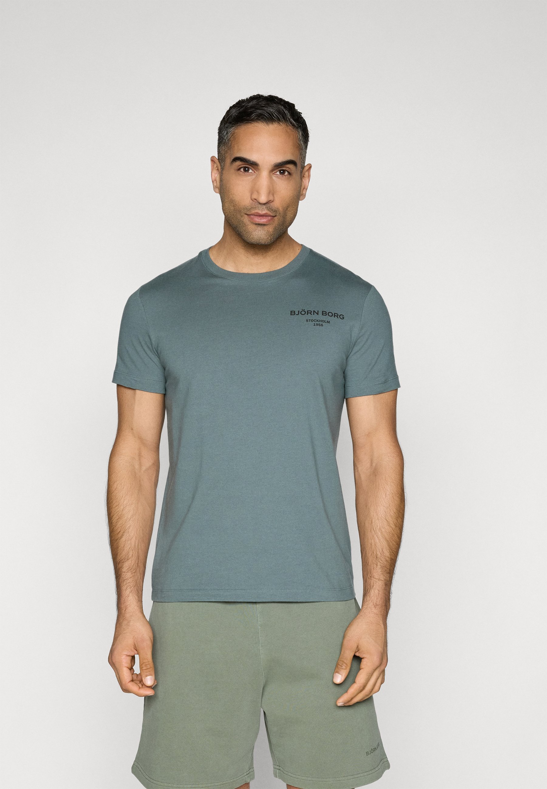 Björn Borg ESSENTIAL - T-shirt basique - vert sapin