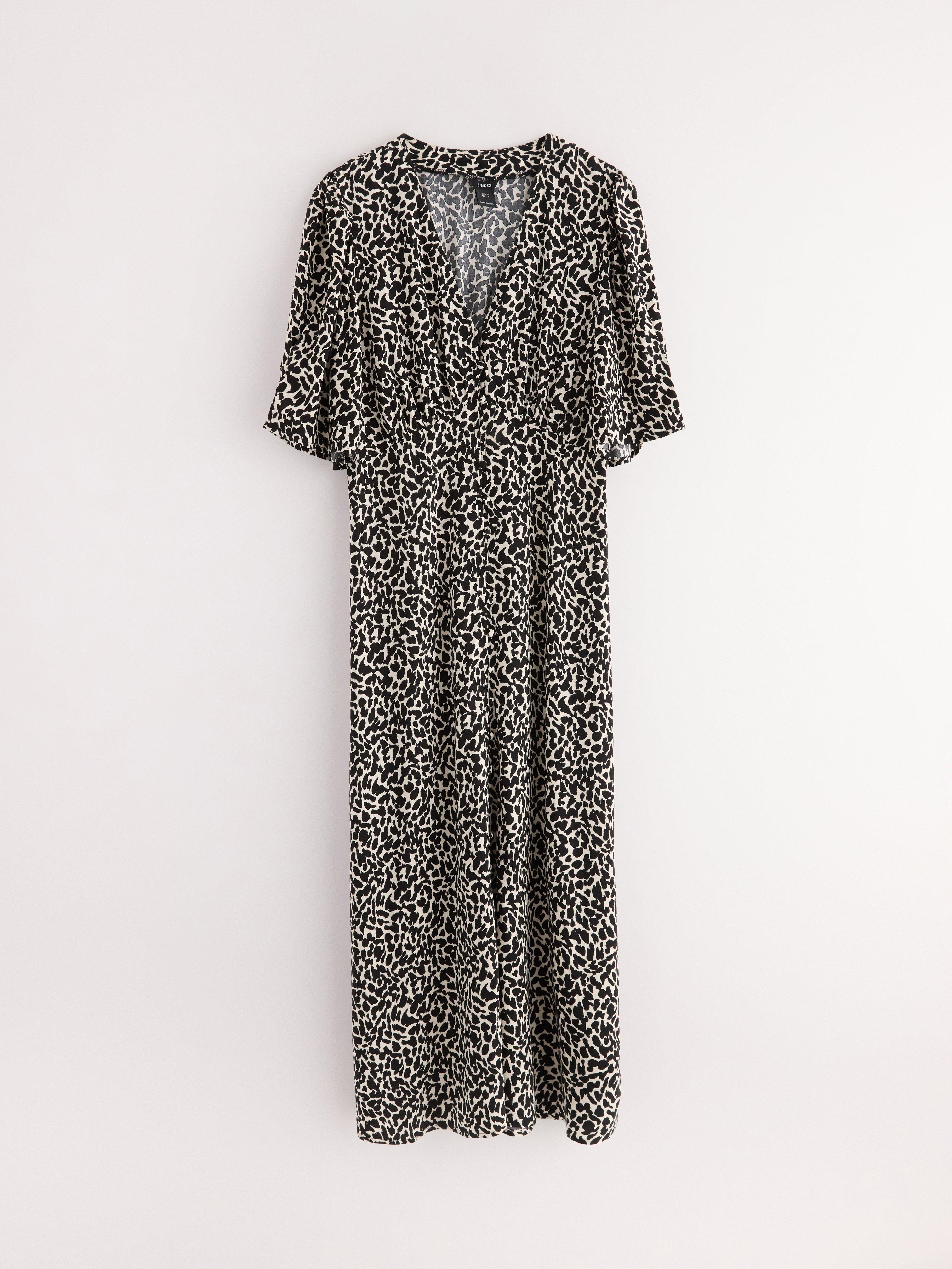 Vestido midi estampado Offblack