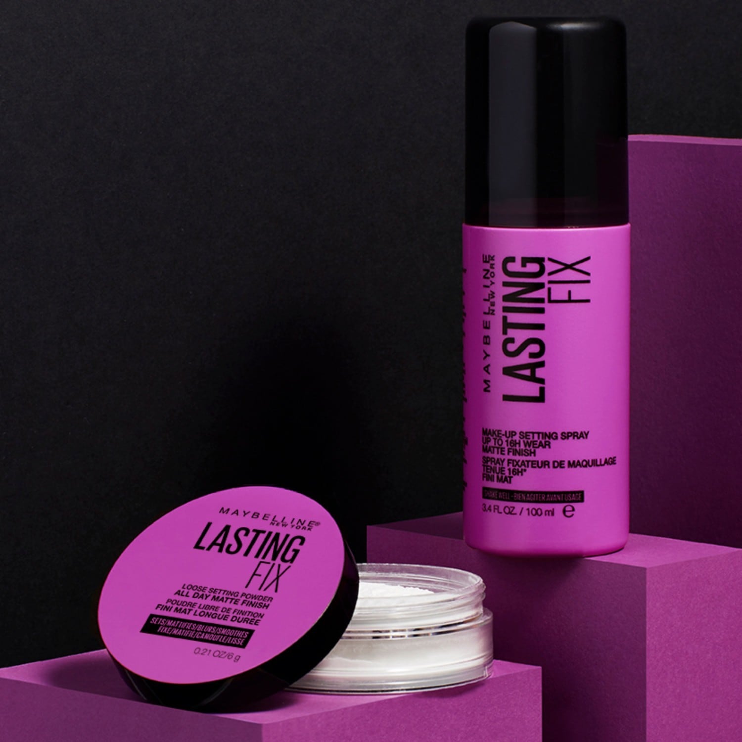 Maybelline Poudre libre fixante matifiante longue tenue