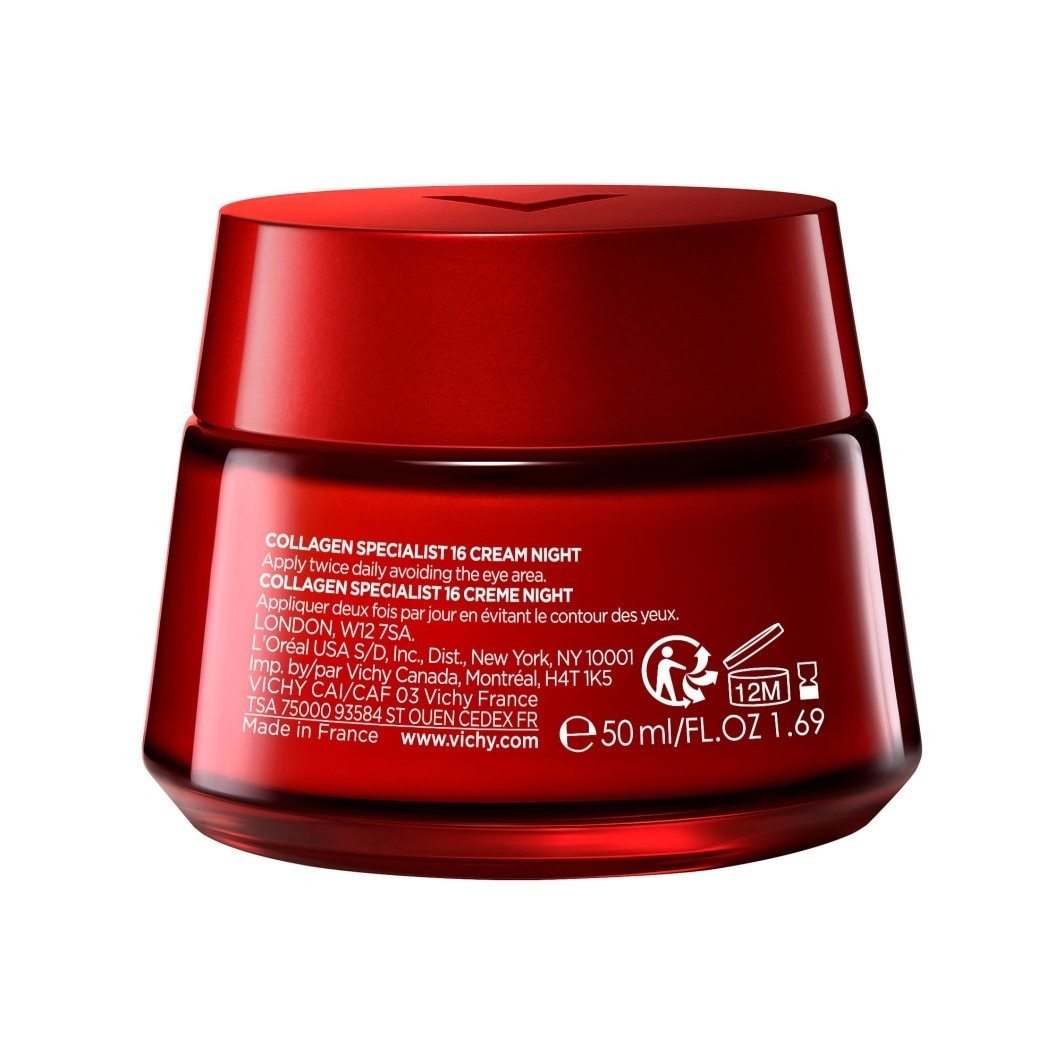 Vichy naktinis kremas „Liftactiv Collagen Specialist“ 16 naktų – 50 ml