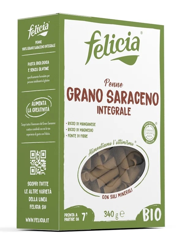 Felicia biologische glutenvrije boekweitpenne rigate 340 g