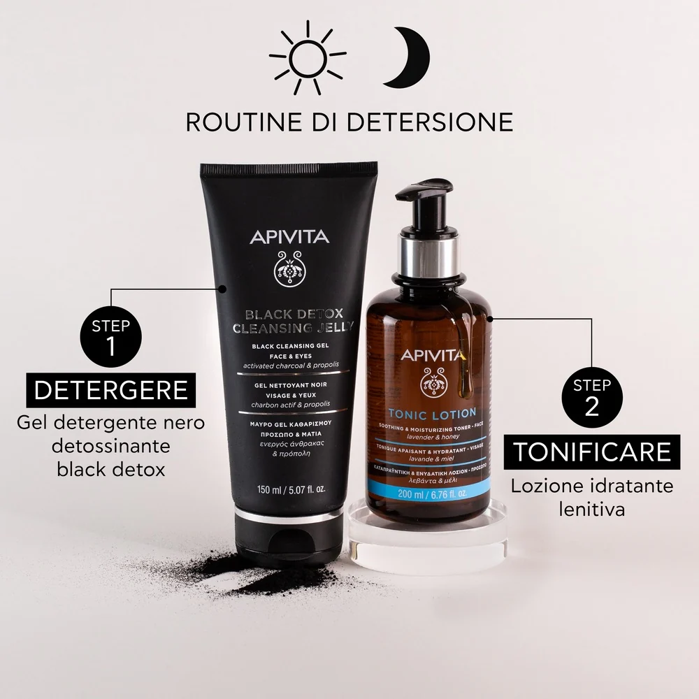 Detergenti e Struccanti Black Detox Gel Detergente Nero – Viso e Occhi - Gel detergente viso