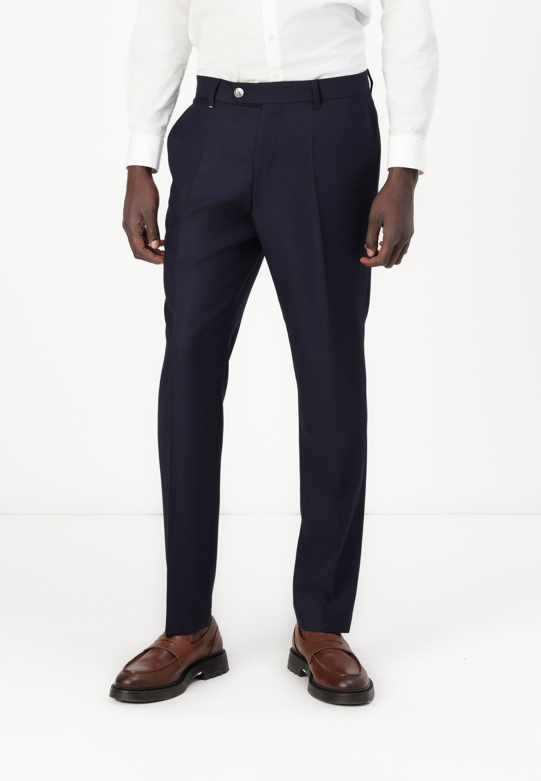 Pantalon de costume BOSS - bleu foncé