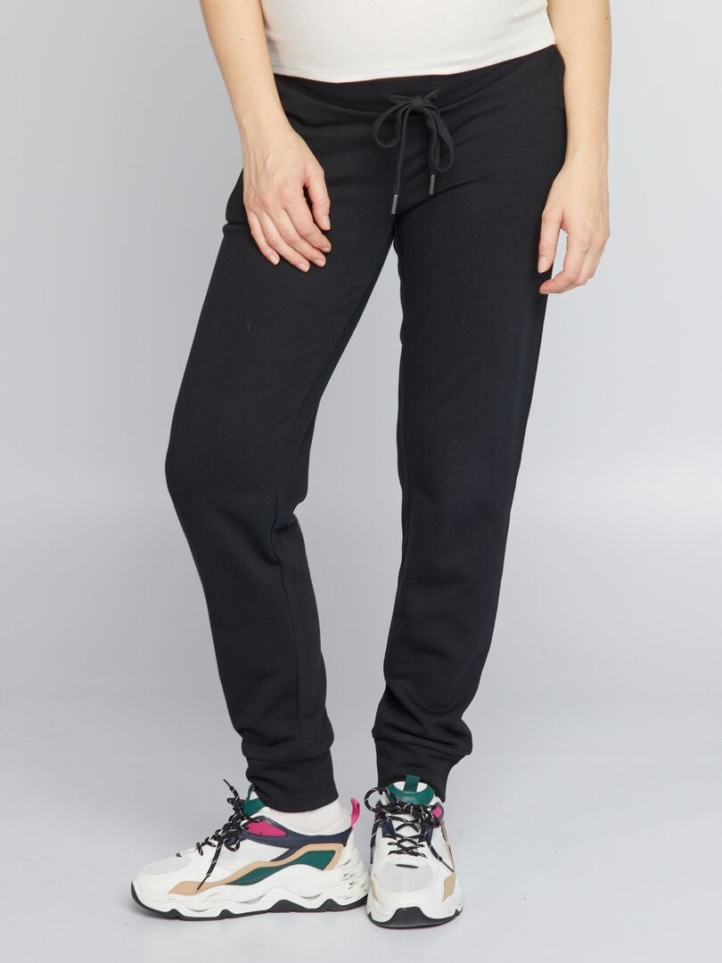 Calça de moletom para gestantes - PRETA