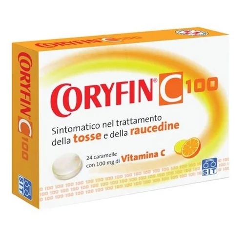 CORYFIN Coryfin C 100 Vitamine C 6,5 mg + 112,5 mg 24 hoestpastilles