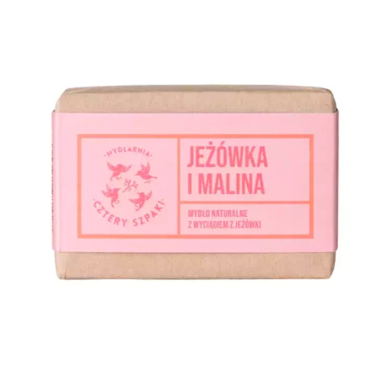 Mydlarnia Cztery Szpaki mydło w kostce Jeżówka i Malina 110g