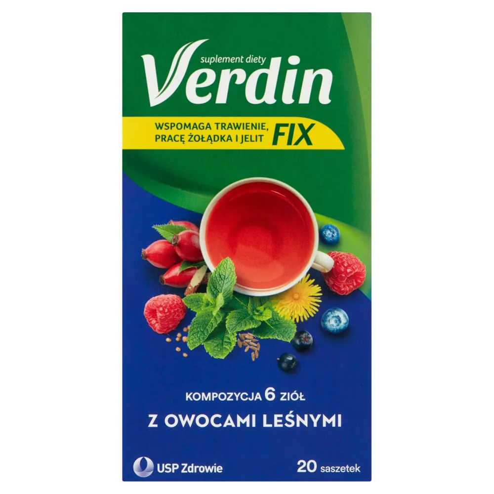 Verdin Fix Z Owocami Leśnymi, Zioła w saszetkach