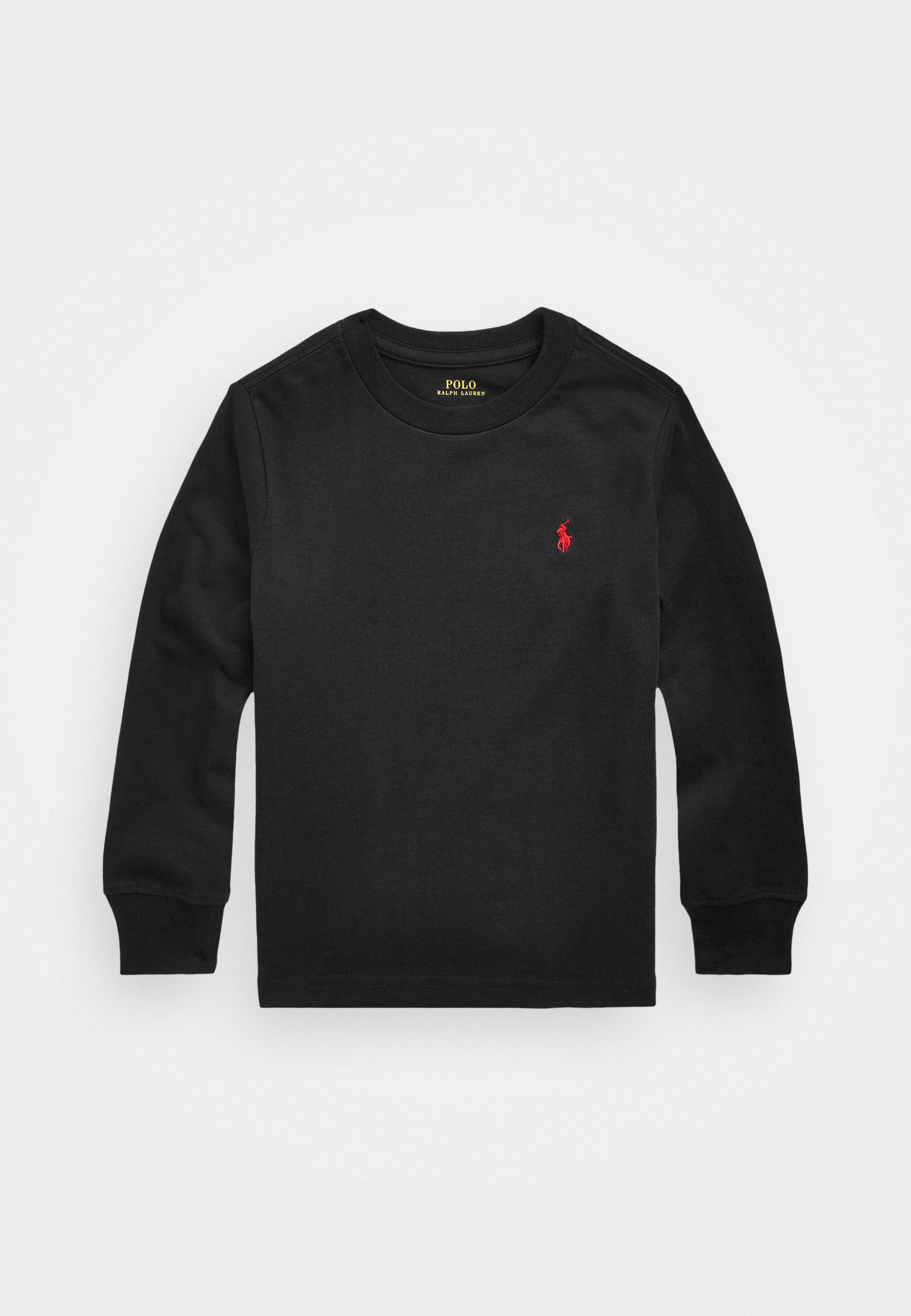 T-shirt a maniche lunghe in jersey di cotone Polo Ralph Lauren - Top a maniche lunghe - nero