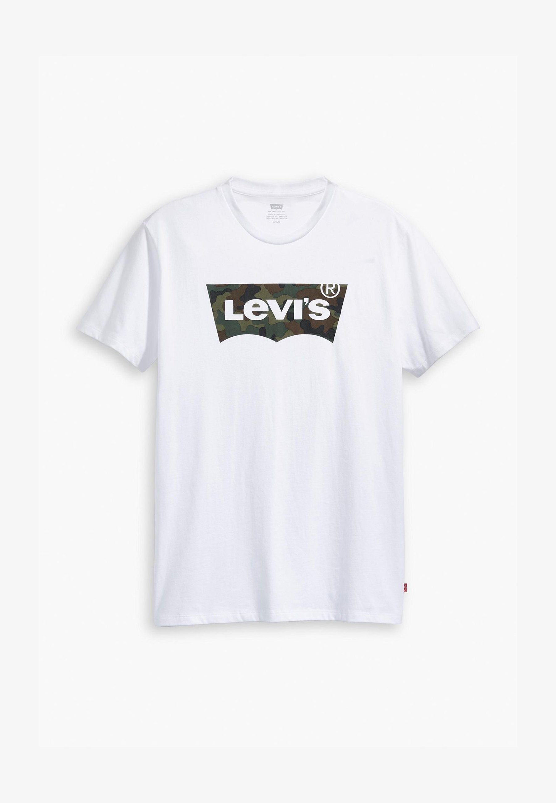 Levi's® HOUSEMARK GRAPHIC TEE - Tricou cu imprimeu - filll white